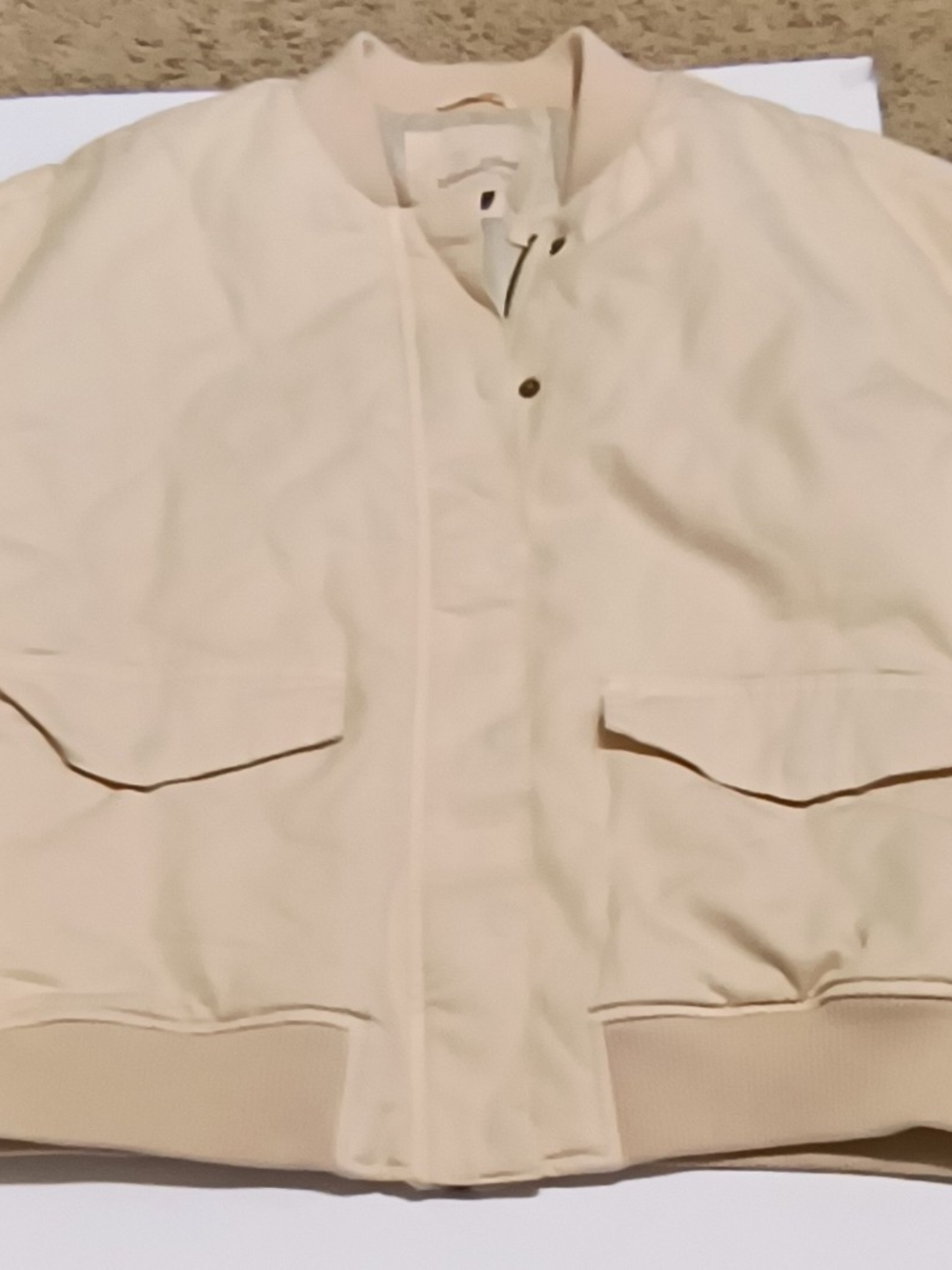 Universal Thread Cream Bomber Jacket